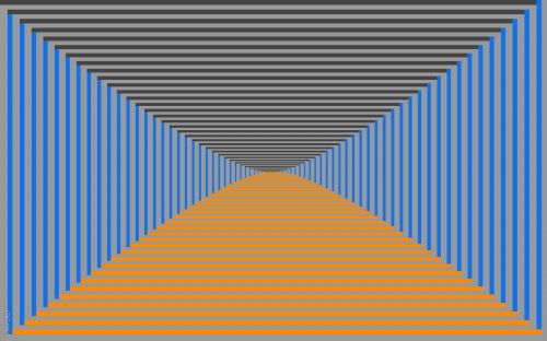 Bild-Nr 446: Spirale in drei Farben