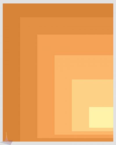 Bild-Nr 527: 5 Elemente in Orange + Gelb