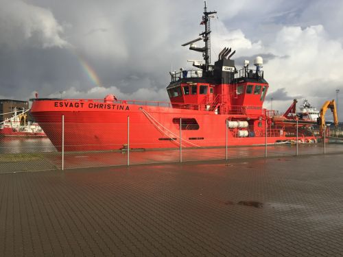 Bild-Nr 120: Rettungsschiff der ESVAGT im Hafen von Esbjerg, DK